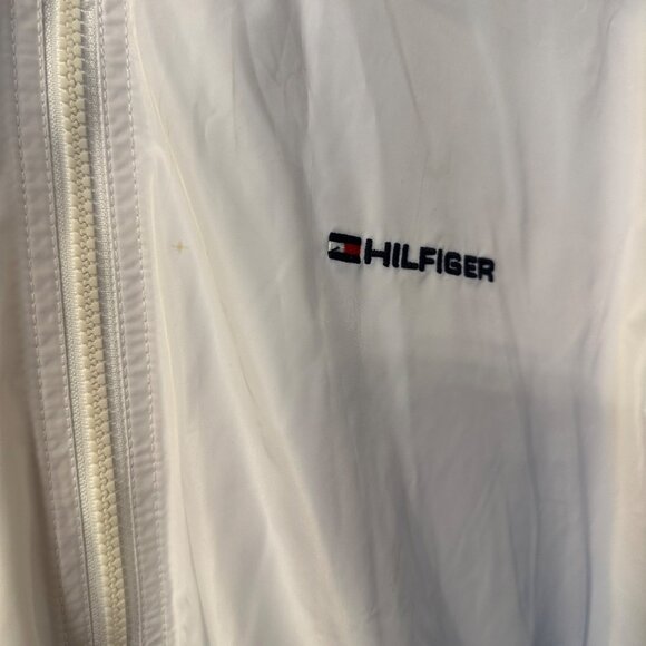 Tommy Hilfiger Archives Nautical Yacht Full Zip Retro Windbreaker Jacket XL Hood - Picture 6 of 12
